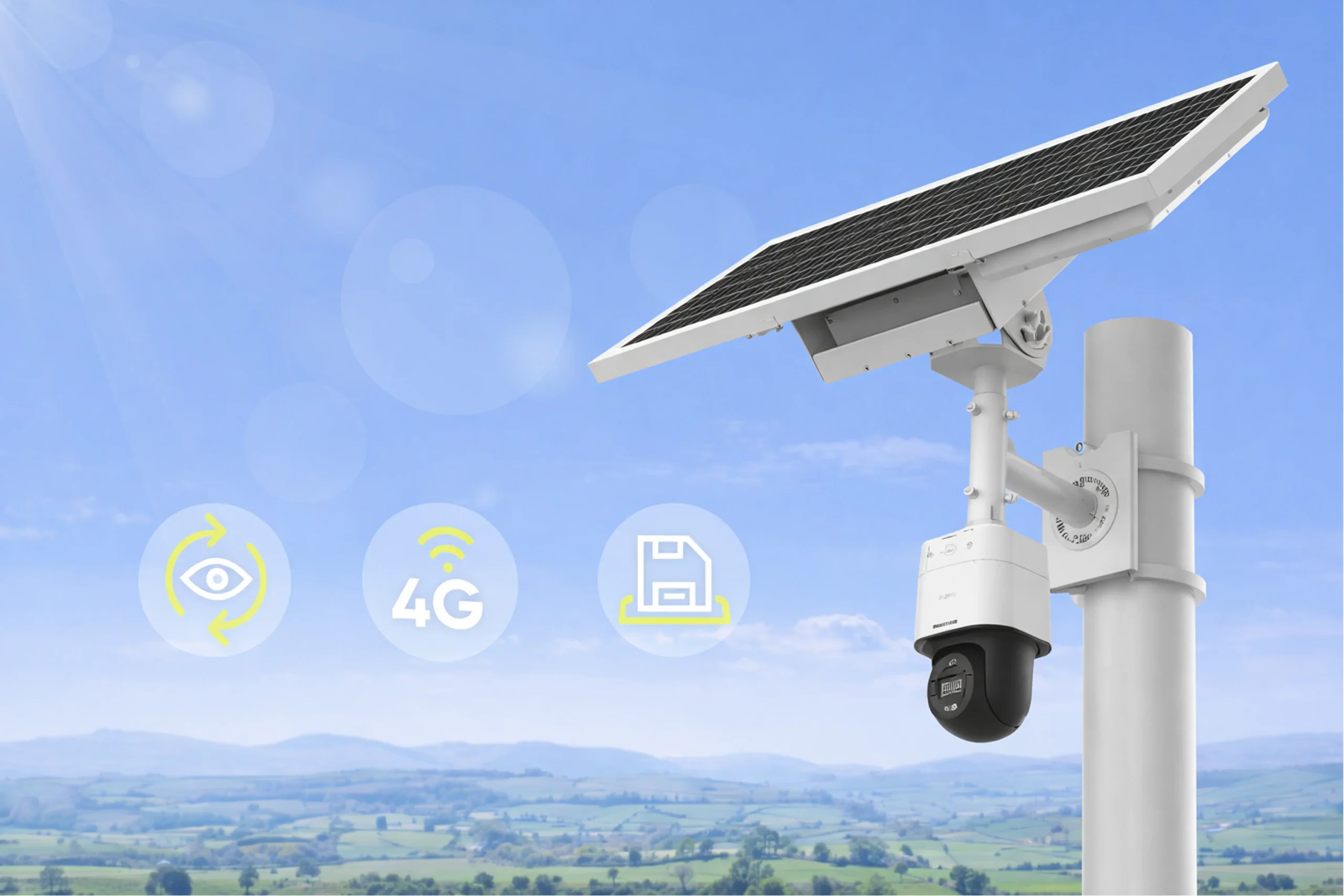 Solar-Powered 4G — Off-Grid Wireless Coverage - Hikvision Camera